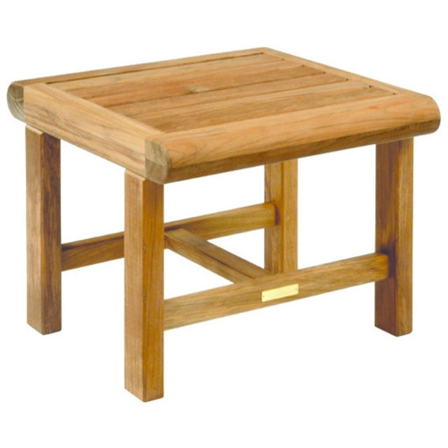 Kingsley Bate Nantucket 21" Teak Square Side Table