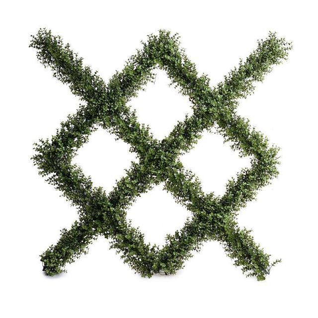 Enduraleaf 42" Faux Boxwood Garden Trellis