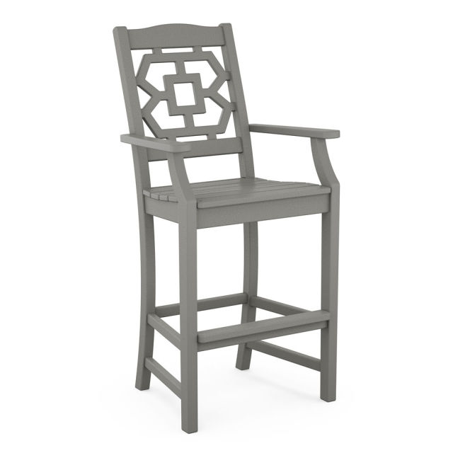 Polywood Chinoiserie Bar Armchair