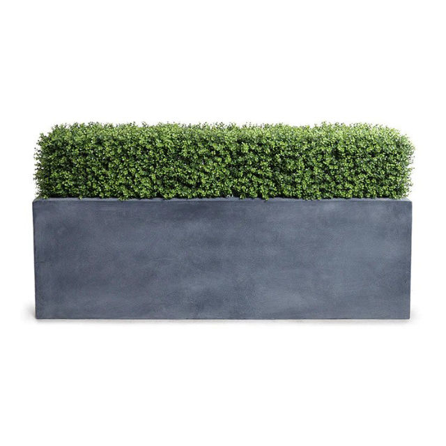 Enduraleaf 32" x 65" Faux Boxwood Hedge in Planter