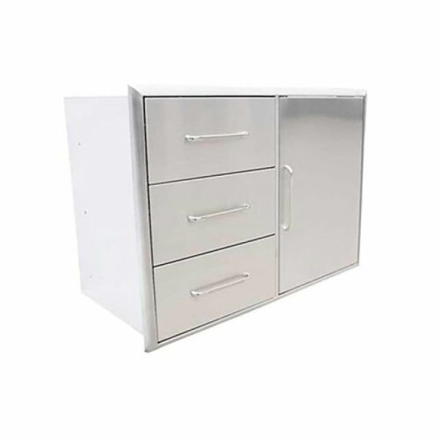 Saber Grills 3-Drawer and Door Combo