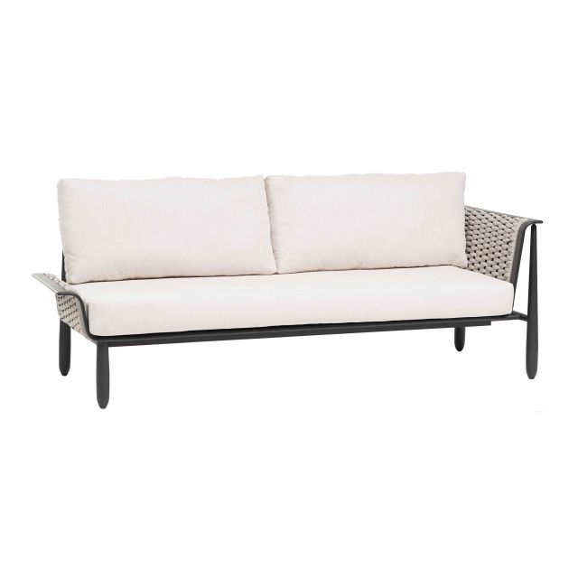 Ratana Diva Aluminum Right Arm Sofa Outdoor Sectional Unit