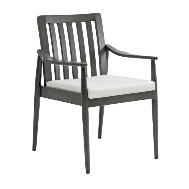 Ratana Bolano Aluminum Dining Armchair