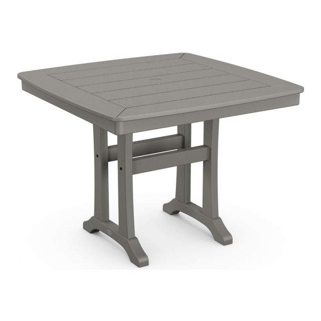 Polywood Nautical Trestle 39" Square Dining Table