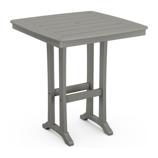 Polywood Nautical Trestle 39" Square Bar Table