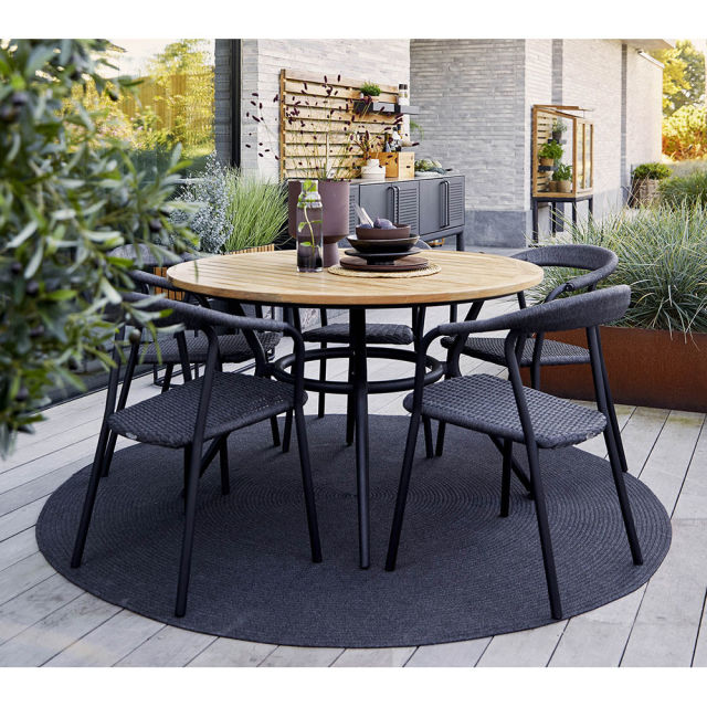 Cane-line Joy/Noble 5-Piece Round Patio Dining Set