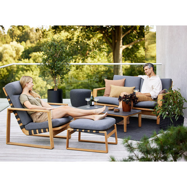 Cane-line Aspect/Endless 4-Piece Conversational Outdoor Lounging Set