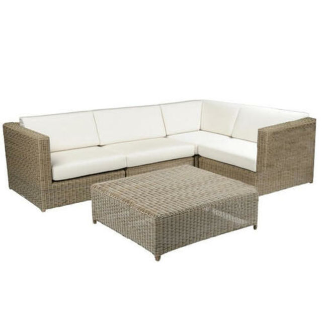 Kingsley Bate Sag Harbor 5-Piece Outdoor Sectional Set