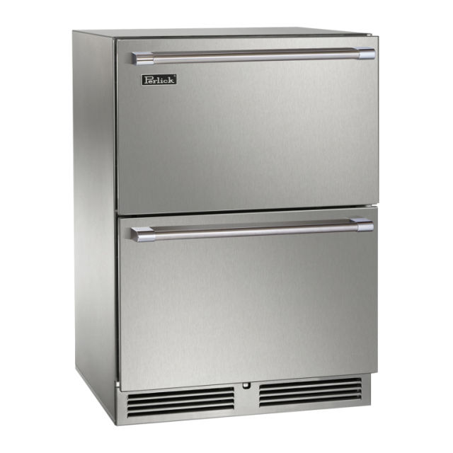 Perlick 24" Signature Refrigerated Drawers - Marine and Coastal Series