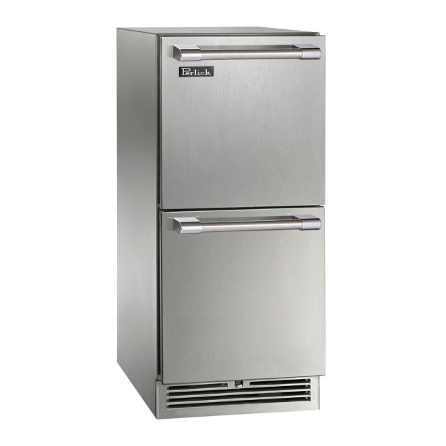 Perlick 15" Signature Refrigerated Drawers - Marine and Coastal Series