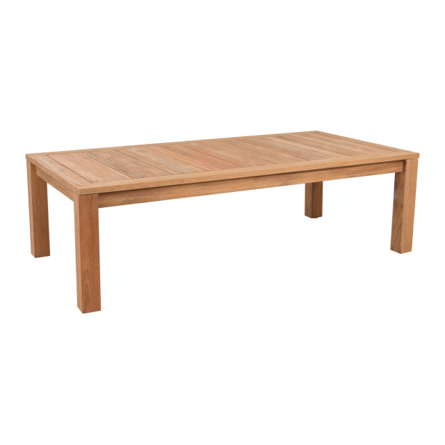 POVL Outdoor Foundation 59" Teak Rectangular Coffee Table