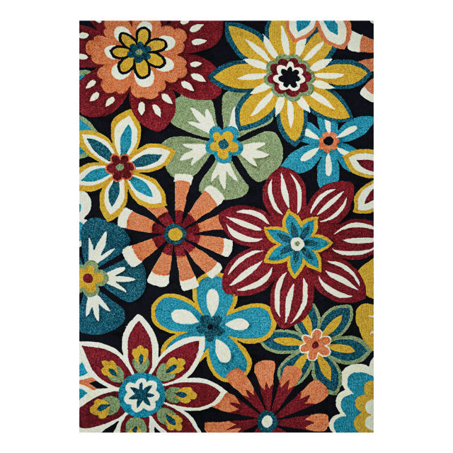 Couristan Covington Geranium Navy/Multi Indoor/Outdoor Rug