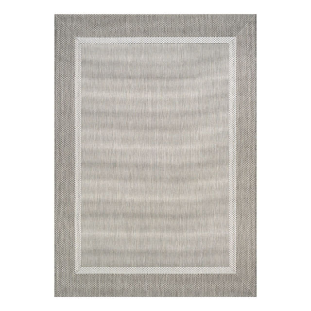 Couristan Recife Stria Texture Champagne/Taupe Indoor/Outdoor Rug