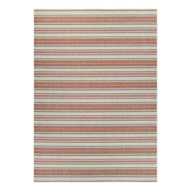 Couristan Monaco Marbella Coastal/Ivory/Pewter Indoor/Outdoor Rug