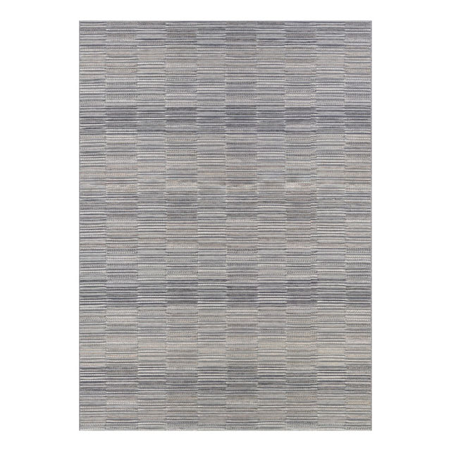 Couristan Cape Fayston Silver/Charcoal Indoor/Outdoor Rug