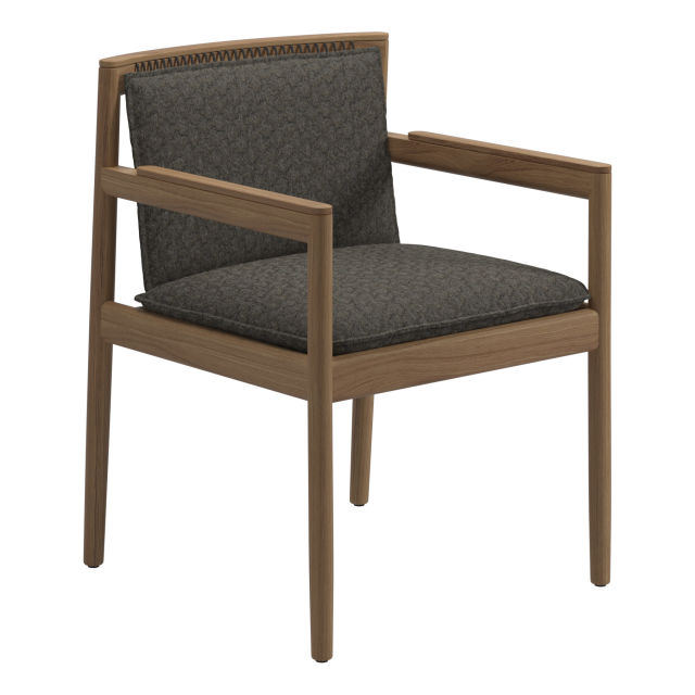 Gloster Saranac Teak Dining Armchair