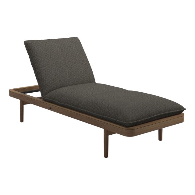 Gloster Saranac Teak Chaise Lounge