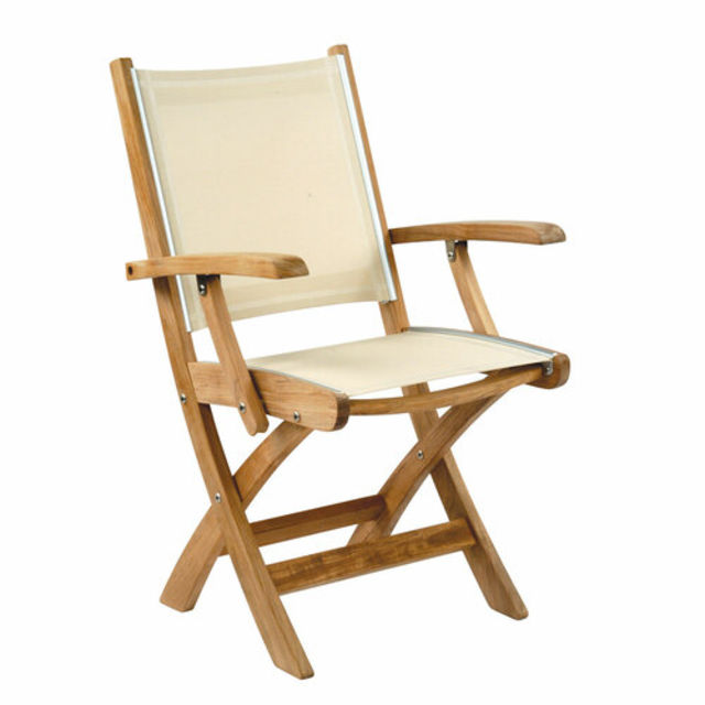 Kingsley Bate St. Tropez Folding Sling Dining Armchair