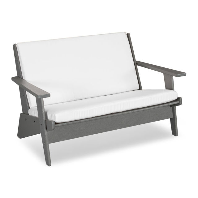 Polywood Riviera Modern Lounge Love Seat