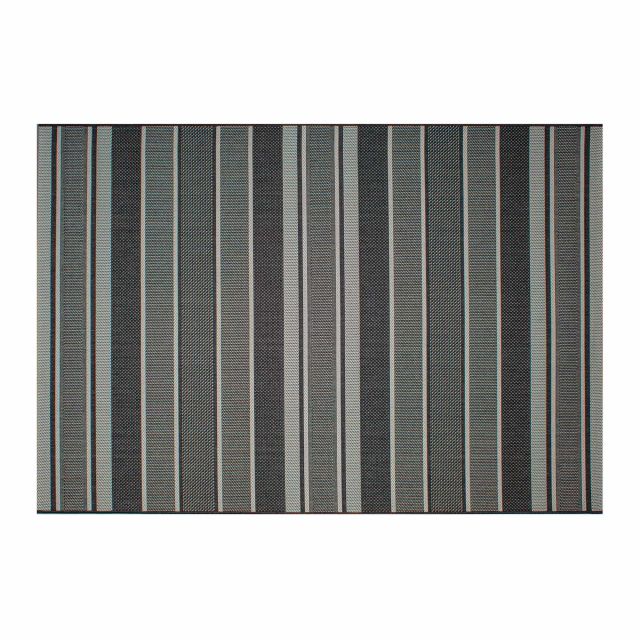 Treasure Garden Soho Textured Stripe Indoor/Outdoor Rug