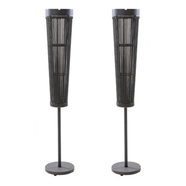 POVL Outdoor Björk Rope Floor Lamps - Set of 2