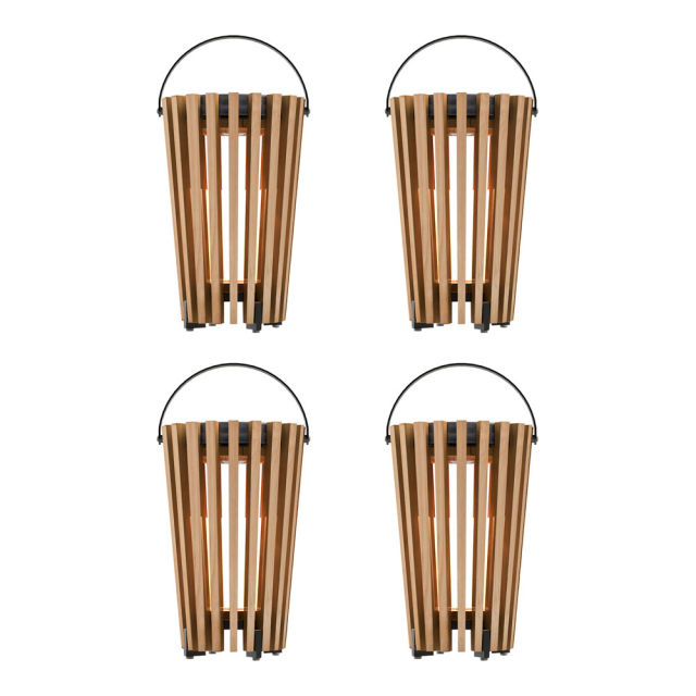 POVL Outdoor Medium Björk Lanterns - Set of 4