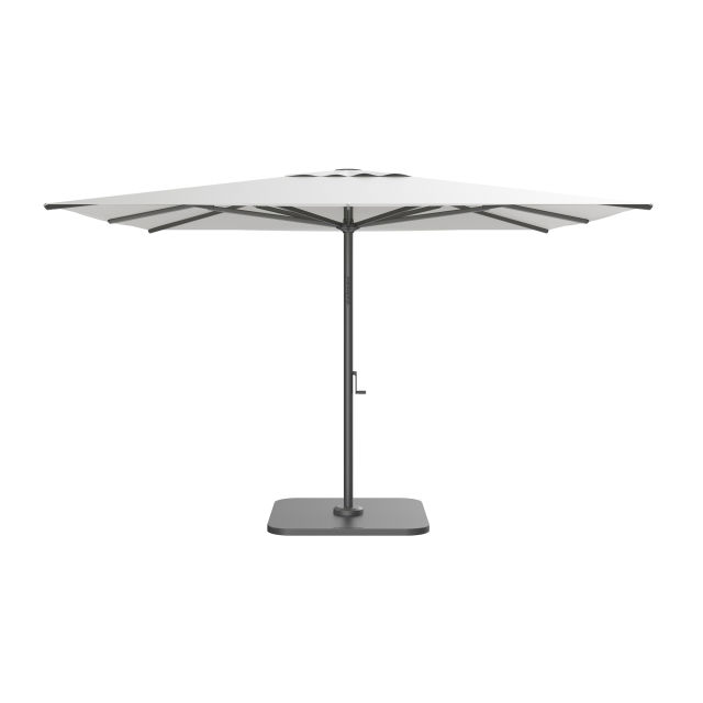 Shademaker Atlas 10' Square Aluminum Commercial Market Patio Umbrella