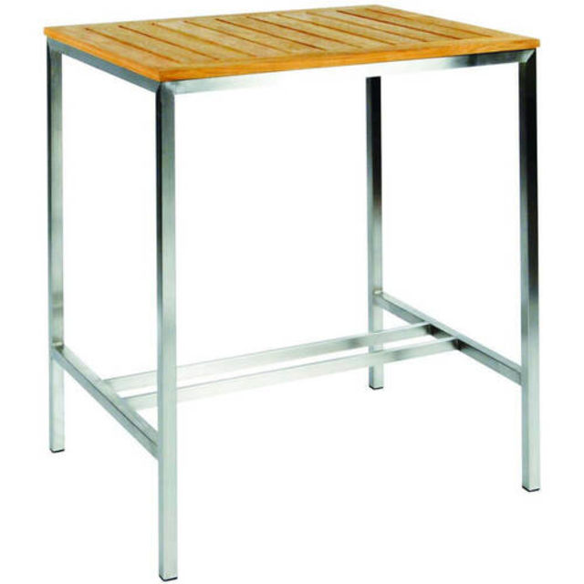 Kingsley Bate Tiburon 35" Steel Rectangular Bar Table