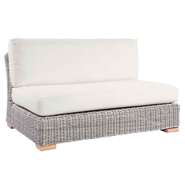 Kingsley Bate Tortola Woven Sectional Armless Settee