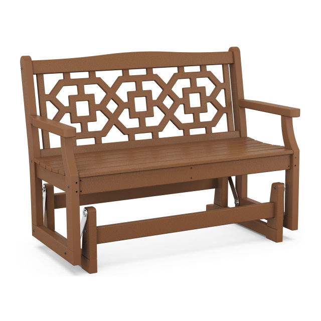 Polywood Chinoiserie 48” Glider Bench