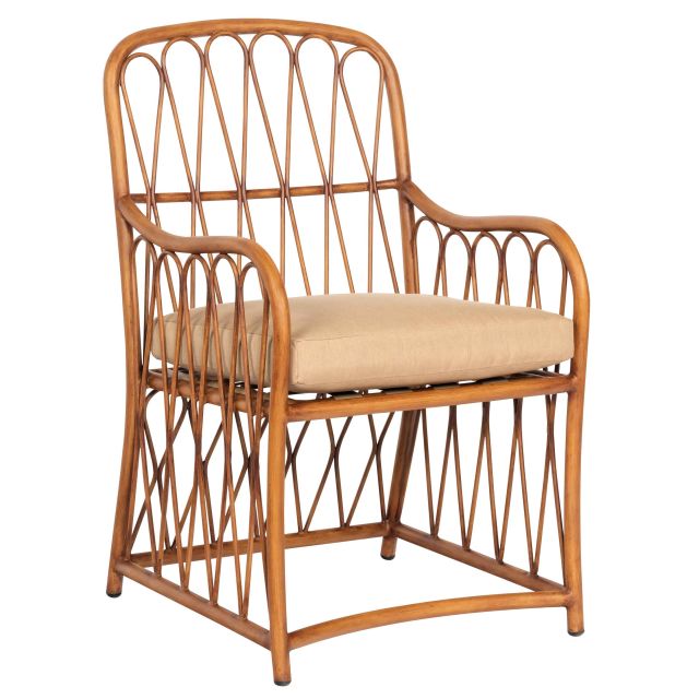 Woodard Cane Dining Armchair