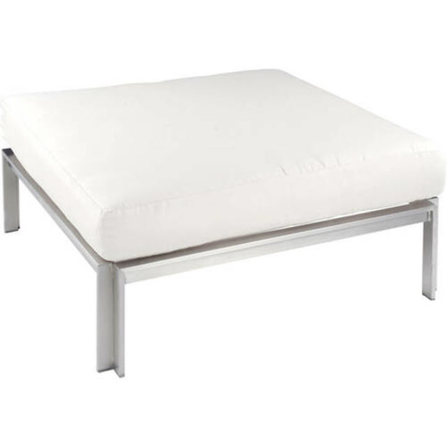 Kingsley Bate Tivoli Steel Square Ottoman