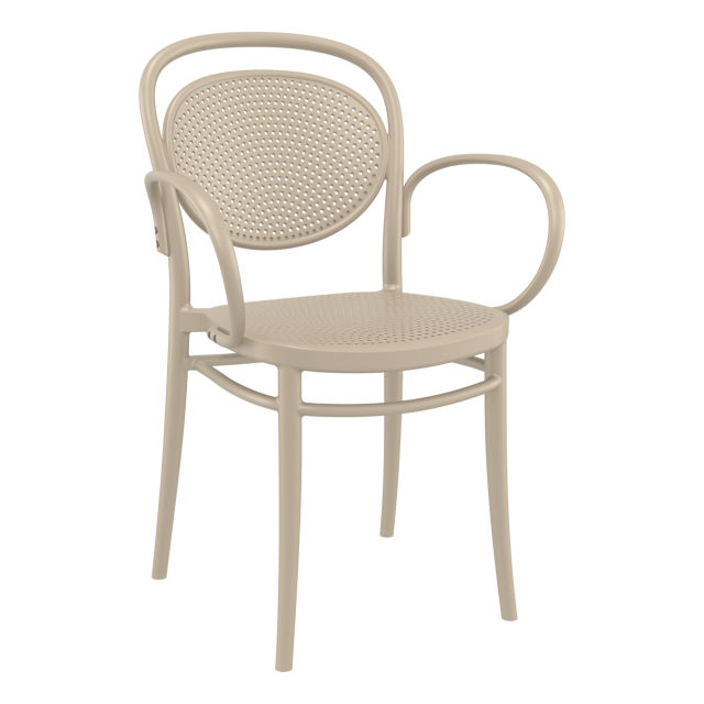 Compamia Marcel XL Stacking Resin Dining Armchair - Set of 2