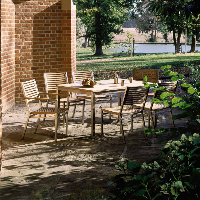 Barlow Tyrie Equinox 7-Piece Rectangular Patio Dining Set