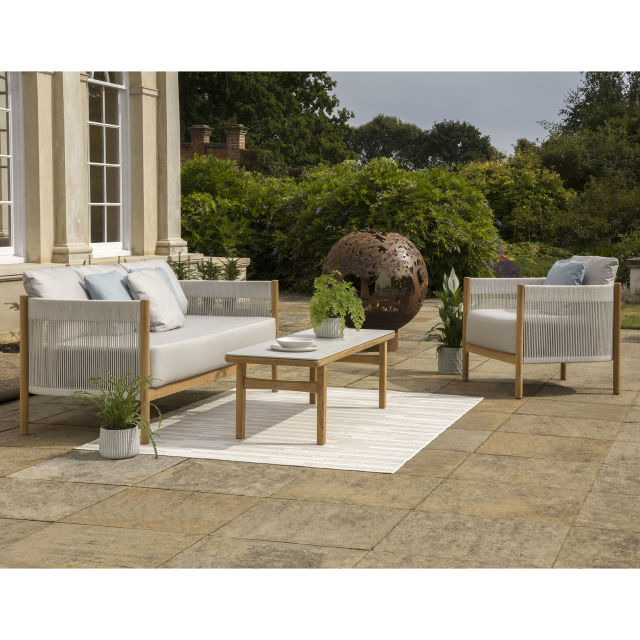 Barlow Tyrie Monterey/Cocoon 3-Piece Conversational Outdoor Lounging Set