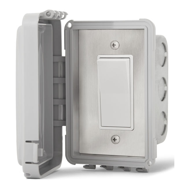 Infratech Single On/Off Switch with Flush Mount & Gang Box