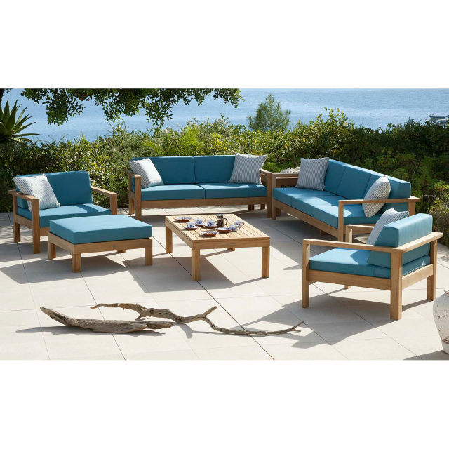 Barlow Tyrie Linear 6-Piece Conversational Outdoor Lounging Set