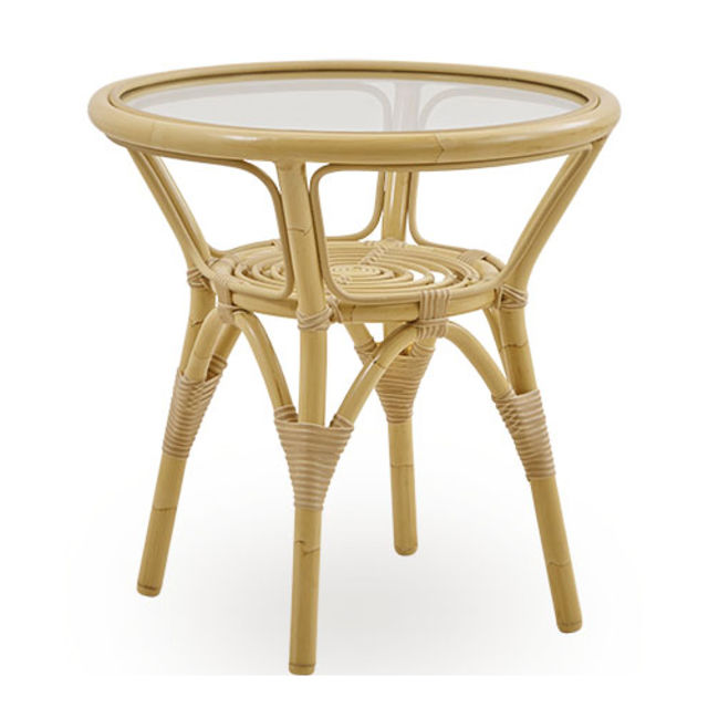 Sika Design Exterior Tony 20" AluRattan Round Side Table