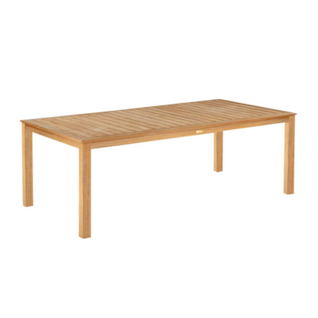 Kingsley Bate Wainscott 85" Teak Rectangular Dining Table