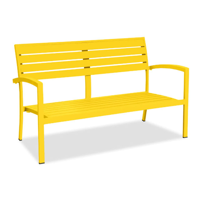 Kannoa Saint Barts Aluminum Love Seat