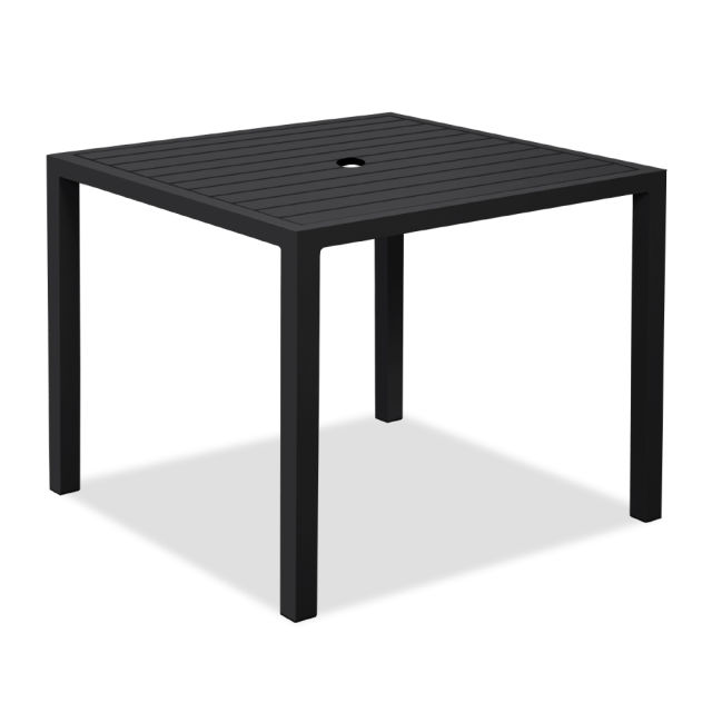 Kannoa Saint Barts 35" Aluminum Square Dining Table