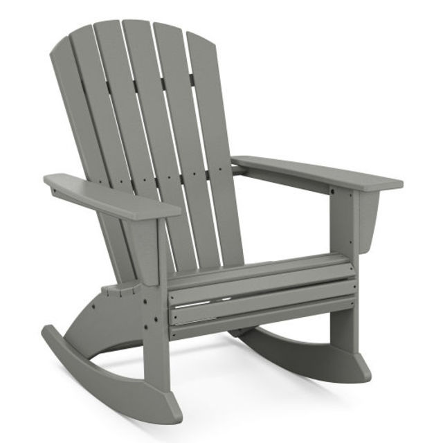 Polywood Nautical Curveback Adirondack Rocking Chair