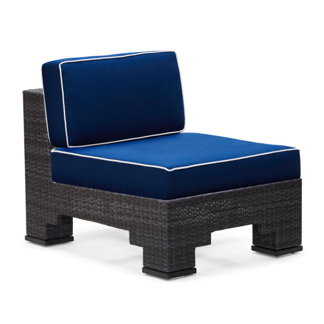 Woodard Lorenzo Woven Armless Lounge Chair