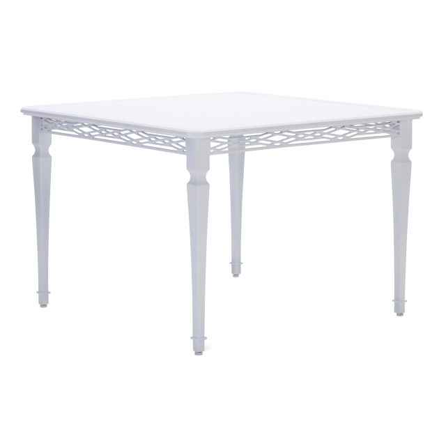 Woodard Tuoro 42" Aluminum Square Dining Table