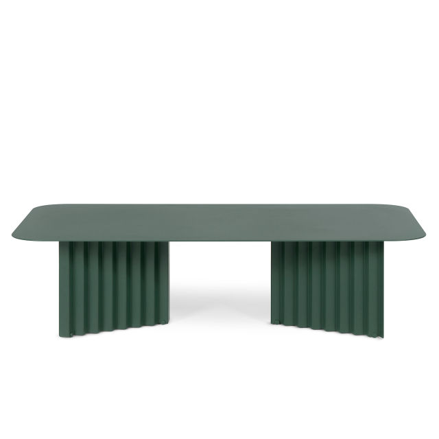 RS Barcelona Plec 45" Steel Rectangular Coffee Table