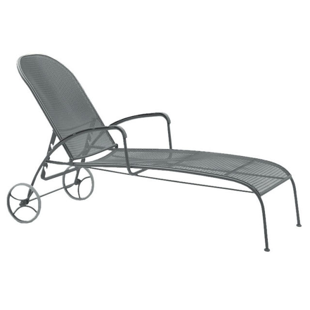 Woodard Valencia Iron Chaise Lounge