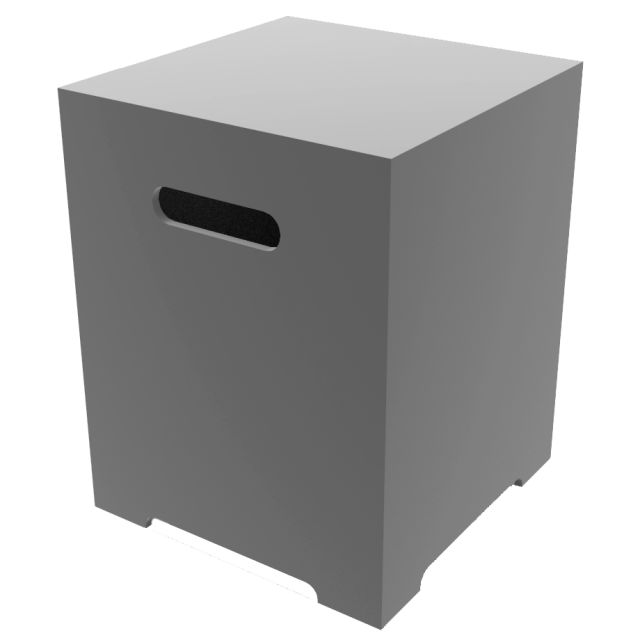 Modeno 15.7" Square Tank Cover - Smooth Finish