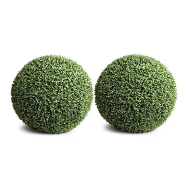 Enduraleaf 22" Faux Boxwood Ball Set of 2