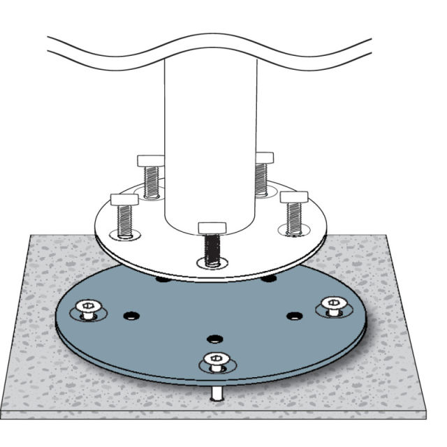 Jardinico 201/301 Concrete Mount Kit