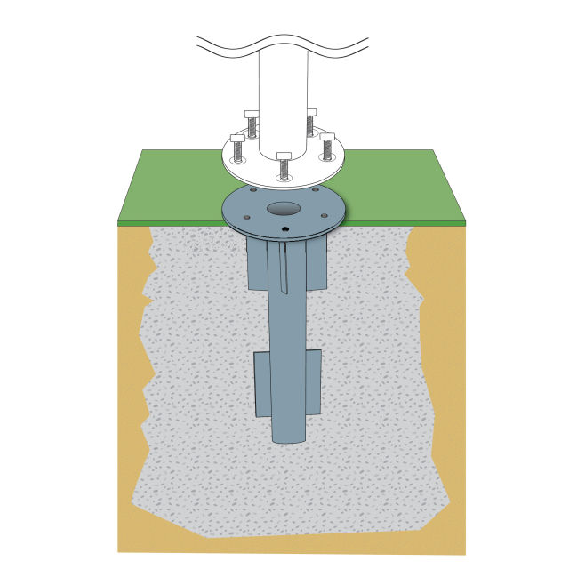 Jardinico 201/301 In-Ground Mount Kit